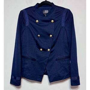 The Limited Military Blazer Womens Medium Band Jacket‎ Old Money Dark Academia